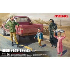 HS-001 Middle Easteners in the street Meng, 1/35