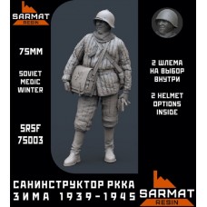 SRsf75003 Sarmat ResinСанинструктор РККА зима 1939-1945 75мм