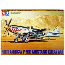61044 TAMIYA сборная модель Американский истребитель N.A. P-51D Mustang Korean War масштаб 1/48