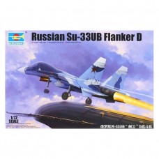 01669 Trumpeter сборная модель Российский самолёт Су-33УБ Russian S-33UB Flanker D масштаб 1/72