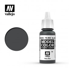 70862 Vallejo Краска акриловая Model Color Черно-серый / Black Grey