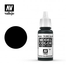 70950 Vallejo Краска акриловая Model Color Черный / Matt Black