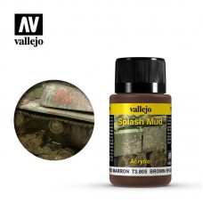 73805 Vallejo жидкость для нанесения эффектов. Brown Splash Mud (темные брызги грязи)