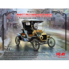 24016 ICM Американский пассажирский автомобиль Model T 1912 Commercial Roadster масштаб 1/24