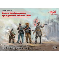 35021 фигуры Пехота Конфедерации Гражданской войны в США (1:35)