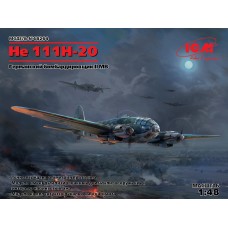 48264 ICM сборная модель He 111H-20 Германский бомбардировщик 2 МВ масштаб 1/48