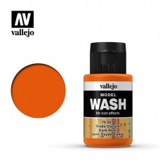 76507 Vallejo жидкость для тонировки модели ( смывка ) Model Wash Dark Rust / Ржавчина Темная 35 мл.