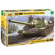 3688 Советский истребитель танков "СУ-100" масштаб 1/35