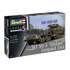 03311 Немецкий тяжелый танковый транспортер SLT 50-3 "Elefant" + Leopard 2A4